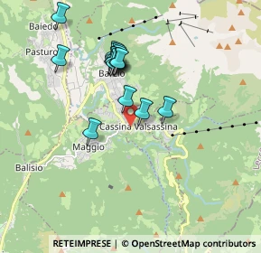 Mappa Via E. De Amicis, 23817 Cassina Valsassina LC, Italia (2.3965)