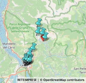 Mappa Via E. De Amicis, 23817 Cassina Valsassina LC, Italia (8.432)