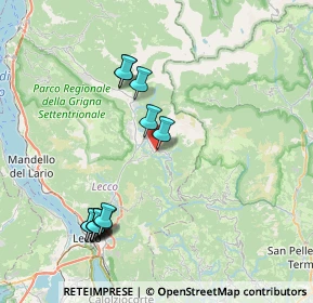 Mappa Viale delle Grigne, 23817 Cassina Valsassina LC, Italia (8.35308)