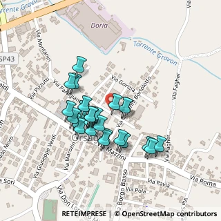 Mappa Via XXV Aprile, 31010 Orsago TV, Italia (0.17407)