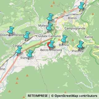 Mappa Piazza Umberto I, 25040 Berzo Inferiore BS, Italia (2.25273)
