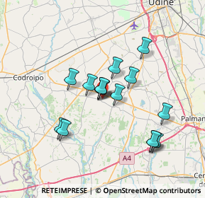 Mappa Via Umberto i, 33030 Talmassons UD, Italia (5.848)