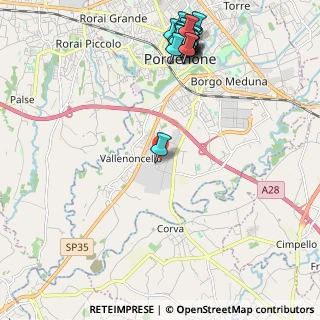 Mappa Via A. Zanette, 33170 Pordenone PN, Italia (2.688)