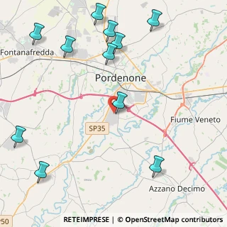 Mappa Via A. Zanette, 33170 Pordenone PN, Italia (5.59636)