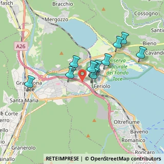 Mappa A26 Genova - Gravellona, 28924 Verbania VB, Italia (1.44091)