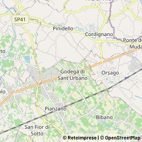 Mappa Godega di Sant'Urbano