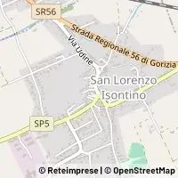 Hartă San Lorenzo Isontino
