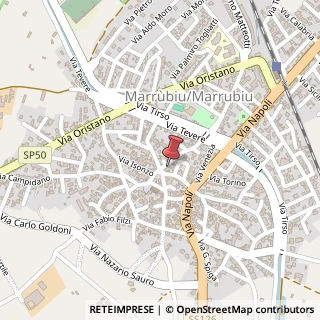 Mappa Via Piave, 2, 09094 Marrubiu, Oristano (Sardegna)