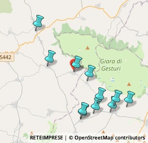 Mappa Via Cagliari, 09090 Sini OR, Italia (4.75273)