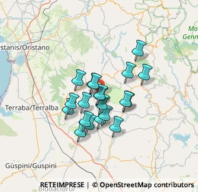 Mappa Via Cagliari, 09090 Sini OR, Italia (10.445)