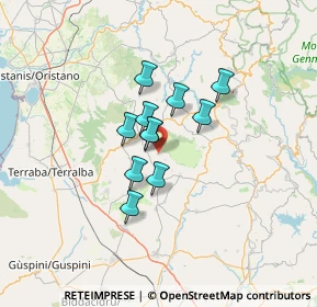 Mappa Via S. Chiara, 09090 Sini OR, Italia (9.28636)