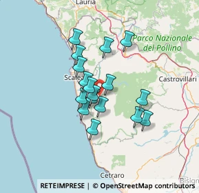 Mappa Via delle Ginestre, 87020 Verbicaro CS, Italia (10.91882)