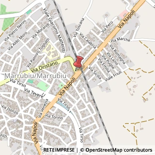 Mappa Piazza Italia, 3, 09094 Marrubiu, Oristano (Sardegna)