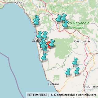 Mappa 87020 Verbicaro CS, Italia (15.25533)