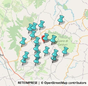 Mappa Via Filippo Turati, 09090 Gonnosnò OR, Italia (6.6745)
