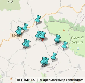 Mappa SP 35, 09090 Gonnosnò OR, Italia (3.748)