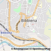 Mapa Bibbiena