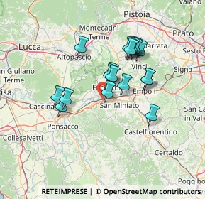 Mappa Via dei Conciatori, 56028 San Miniato PI, Italia (11.74556)