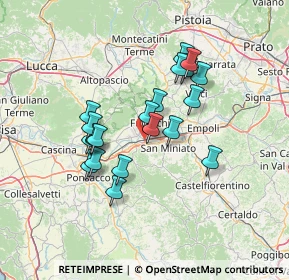 Mappa Via dei Conciatori, 56028 San Miniato PI, Italia (11.9935)