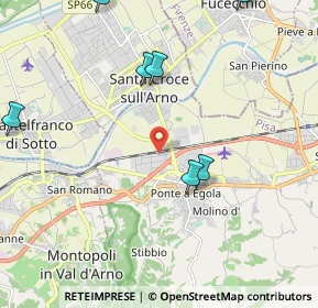 Mappa Via dei Conciatori, 56028 San Miniato PI, Italia (3.22273)