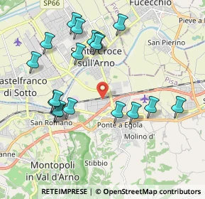 Mappa Via dei Conciatori, 56028 San Miniato PI, Italia (2.10722)