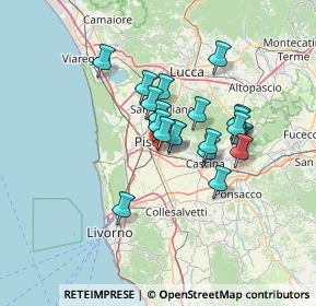Mappa Via Padre Ximenes Leonardo, 56121 Pisa PI, Italia (10.6065)