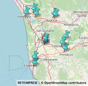 Mappa Via Padre Ximenes Leonardo, 56121 Pisa PI, Italia (14.22231)