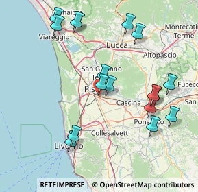 Mappa Via Padre Ximenes Leonardo, 56121 Pisa PI, Italia (17.60353)