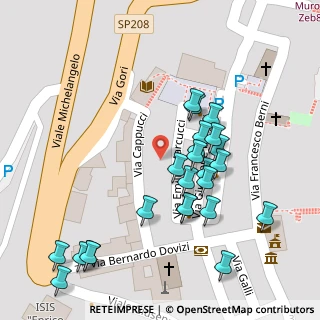 Mappa Via G. Borghi, 52011 Bibbiena AR, Italia (0.04583)