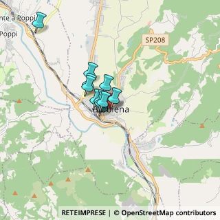 Mappa Via G. Borghi, 52011 Bibbiena AR, Italia (1.02182)