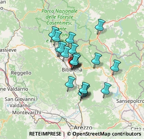 Mappa Piazza Roma, 52011 Bibbiena AR, Italia (9.846)