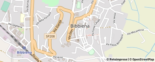 Mappa Bibbiena