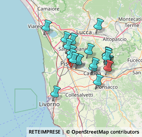 Mappa Via Giovanni Tozzetti Targioni, 56121 Pisa PI, Italia (10.5735)