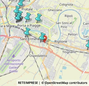 Mappa Via Giovanni Tozzetti Targioni, 56121 Pisa PI, Italia (2.74818)