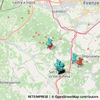 Mappa Via dei Landi, 50026 San Casciano in Val di Pesa FI, Italia (4.26077)