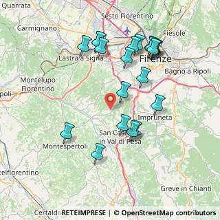 Mappa Via dei Landi, 50026 San Casciano in Val di Pesa FI, Italia (8.2025)