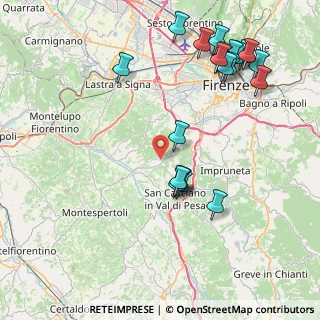 Mappa Via dei Landi, 50026 San Casciano in Val di Pesa FI, Italia (9.9035)