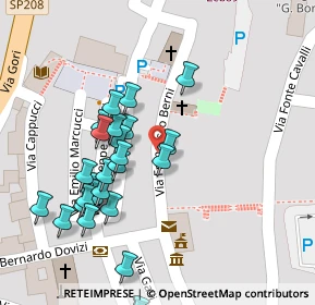 Mappa Via Rosa Scoti Franceschi, 52011 Bibbiena AR, Italia (0.05714)