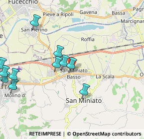 Mappa Via Carlo Goldoni, 56028 San Miniato PI, Italia (2.43)