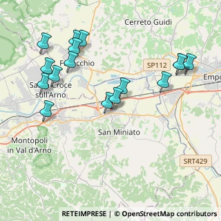 Mappa Via Carlo Goldoni, 56028 San Miniato PI, Italia (4.65438)