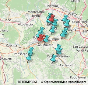 Mappa Via Carlo Goldoni, 56028 San Miniato PI, Italia (12.572)
