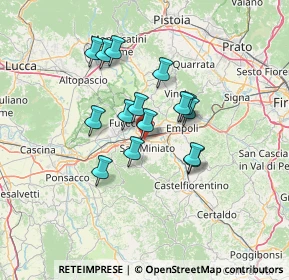 Mappa Via Carlo Goldoni, 56028 San Miniato PI, Italia (10.846)