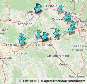 Mappa Via Carlo Goldoni, 56028 San Miniato PI, Italia (15.5595)