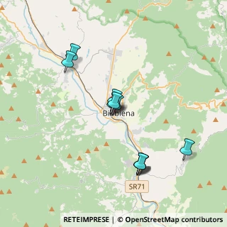 Mappa Via del Cacciatore, 52011 Bibbiena AR, Italia (3.46364)