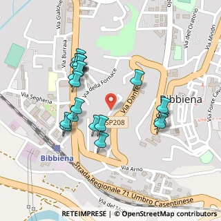 Mappa Via del Cacciatore, 52011 Bibbiena AR, Italia (0.228)