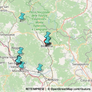 Mappa Via del Cacciatore, 52011 Bibbiena AR, Italia (15.6575)