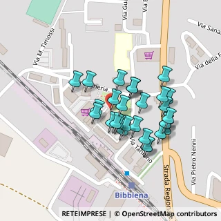 Mappa Piazza Generale Sacconi, 52011 Bibbiena AR, Italia (0.0931)