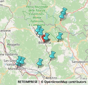 Mappa Via Umbro Casentinese Romagnola, 52011 Bibbiena AR, Italia (14.6825)