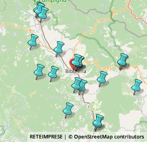 Mappa Via Umbro Casentinese Romagnola, 52011 Bibbiena AR, Italia (8.079)