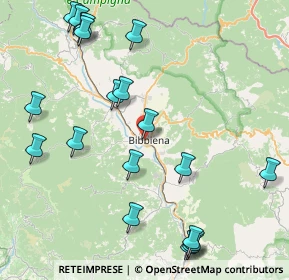 Mappa Via Umbro Casentinese Romagnola, 52011 Bibbiena AR, Italia (10.6175)